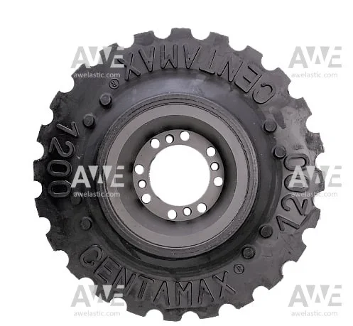 Original genuine Centa Centamax Size 1200 Type SA/SB Elastic element // Centamax CM-1200-SA/SB Elastic element\nBeing a robust coupling with high torsional flexibility, CENTAMAX is the best choice for a safe resonance-free operation of drives susceptible to torsional vibration. The torsional elasticity of this steady selling design shifts critical resonances below operation speed. The drive thus is subject to minor continuous vibratory torques, protecting coupled units.\n\nThe CENTAMAX convinces by efficient ventilation: the high thermal capacity (HTC) design features a superior allowable power loss compared to conventional couplings. This not only ensures a long lifetime, but also the use of smaller cost effective coupling sizes in many cases.\n\nAreas of Application:\n\n \nIndustry applications\n\n