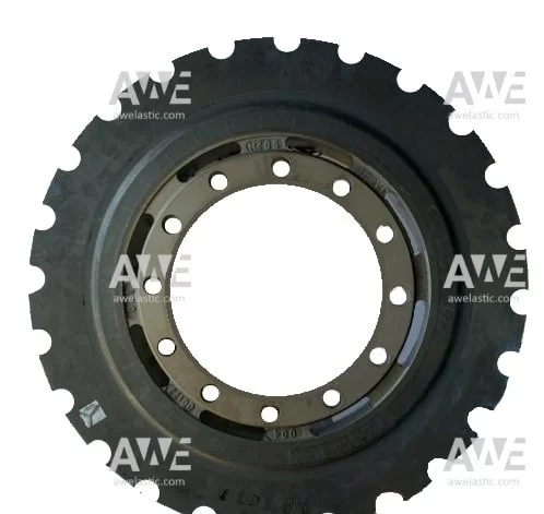 Original genuine Centa Centamax Size 18000 Type SCE Elastic element // Centamax CM-18000-SCE Elastic element\nBeing a robust coupling with high torsional flexibility, CENTAMAX is the best choice for a safe resonance-free operation of drives susceptible to torsional vibration. The torsional elasticity of this steady selling design shifts critical resonances below operation speed. The drive thus is subject to minor continuous vibratory torques, protecting coupled units.\n\nThe CENTAMAX convinces by efficient ventilation: the high thermal capacity (HTC) design features a superior allowable power loss compared to conventional couplings. This not only ensures a long lifetime, but also the use of smaller cost effective coupling sizes in many cases.\n\nAreas of Application:\n\n \nIndustry applications\n\n