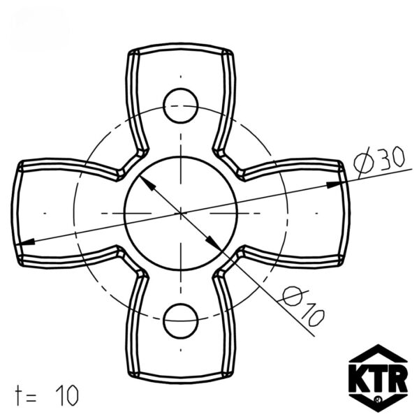 Rotex Standart 14 Spider dimensions